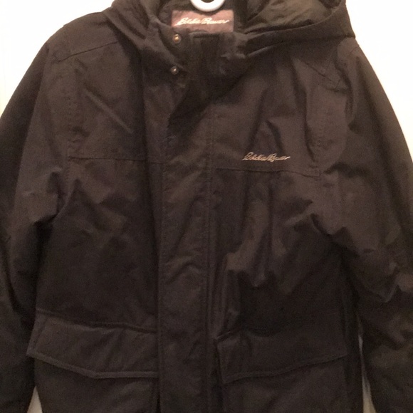 Men’s Eddie Bauer winter jacket. Colour black. Size small. - Picture 2 of 9